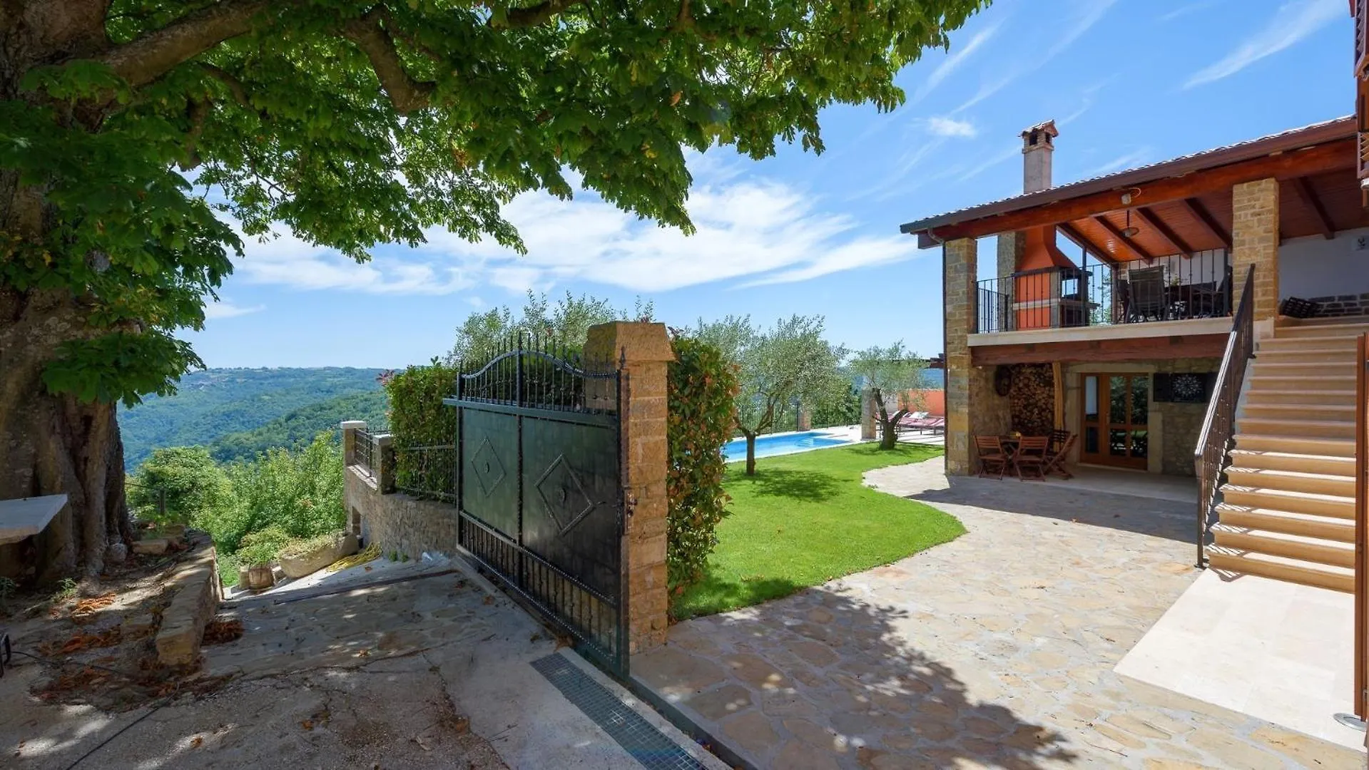 Stone Villa Zamask With A Pool And A Lovely View Pazin 0*,